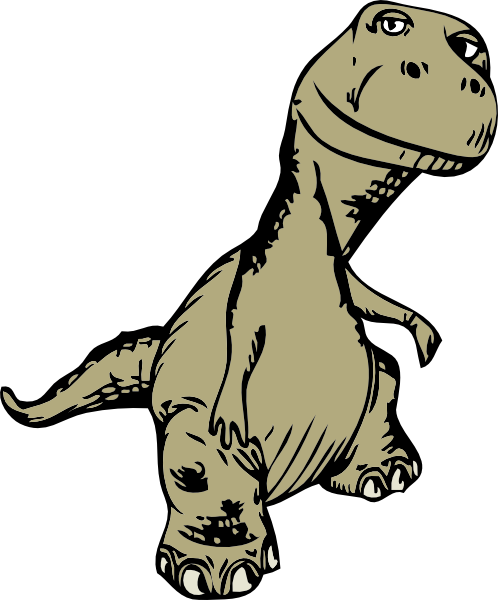 498x600 Dinosaur Clip Art