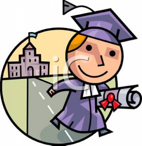 292x300 Picture A Smiling Student In A Cap And Gown With A Diploma