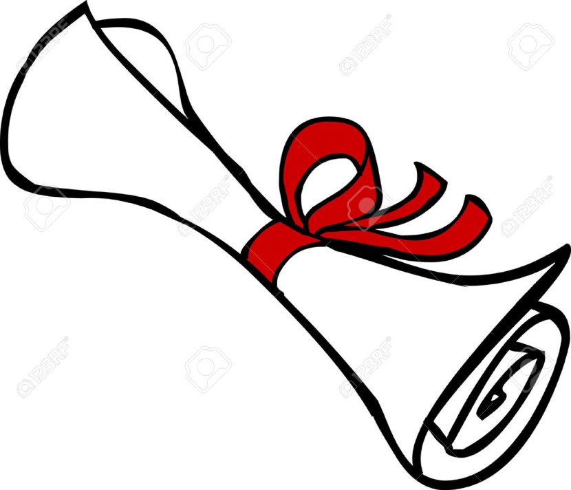 830x712 Diploma Clipart