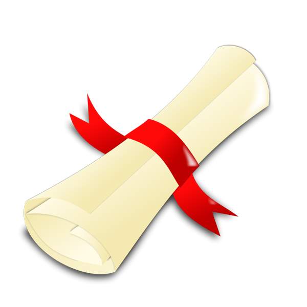 600x600 Diploma Clipart 4
