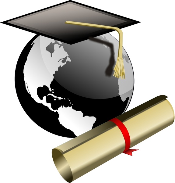 575x600 Graduation Scroll Free Vector Download (1,137 Free Vector)