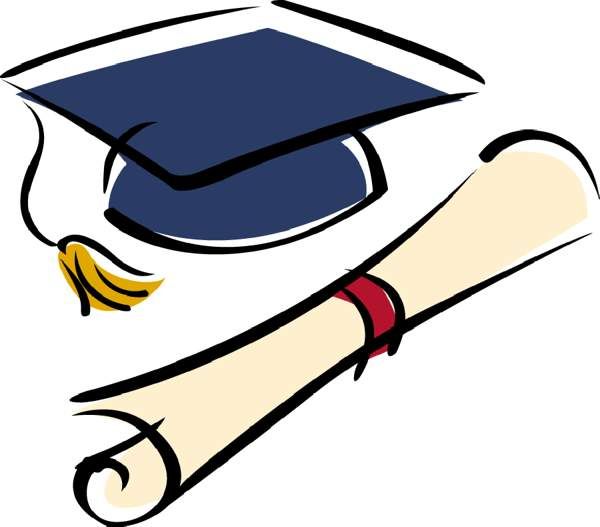 600x527 Innovation Ideas Clipart Graduation Cap And Diploma Free Clip Art