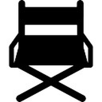 338x338 Theatre Clipart Director Chair