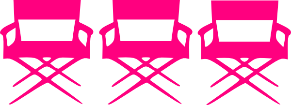 600x217 Director S Chair Large Clip Art