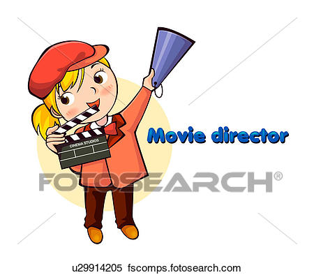 450x394 Stock Illustration Of Movie Director U29914205