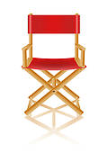 120x170 Director Chair Clip Art