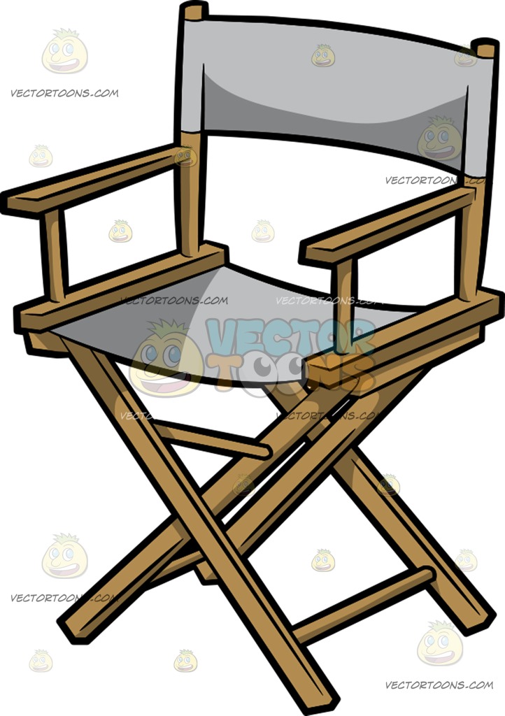 722x1024 Directors Chair Cartoon Clipart