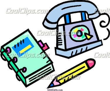 375x310 Business Phone Directory Clip Art Cliparts