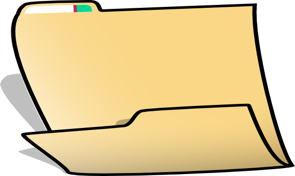 600x359 Fancy Folder 2 Clip Art