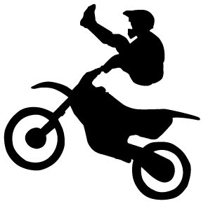 296x294 Dirt Bike Clip Art