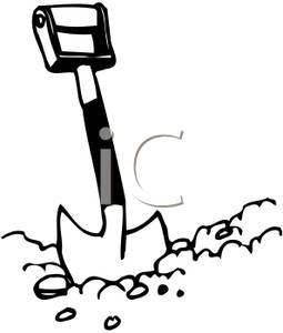 255x300 Shovel Dirt Free Clipart Image