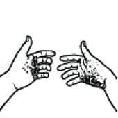 170x170 Clip Art Of Dirty Hands K18075388