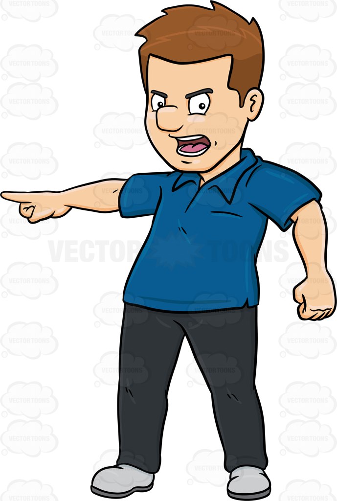 689x1024 An Angered Man Asking Someone To Leave