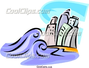 300x229 Tidal Waves Clip Art