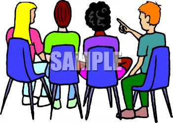 350x250 Free Clipart Student Discussion