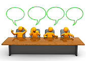 170x120 Panels Clipart Round Table Discussion