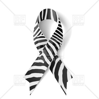 400x400 Zebra Print Ribbon