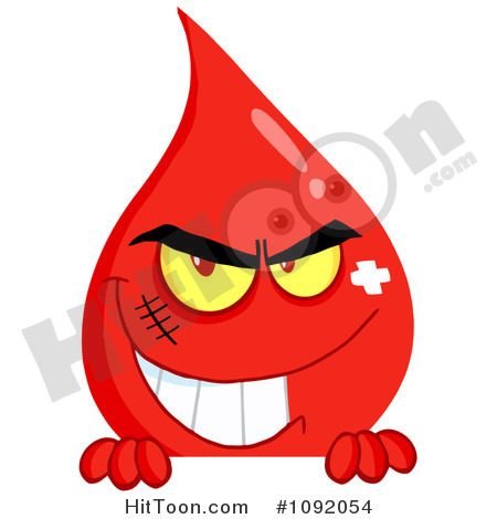 450x470 Blood Droplets Clipart
