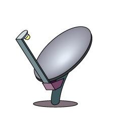 232x232 Aerial Clipart Satellite Dish