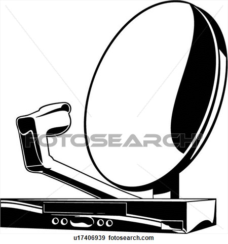 450x483 Satellite Dish Images Clip Art