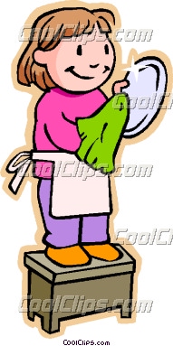 191x383 Washing Dishes Clipart