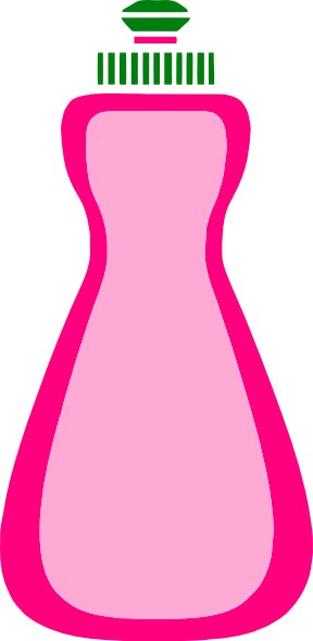 288x590 Pink Dishwashing Soap Clip Art