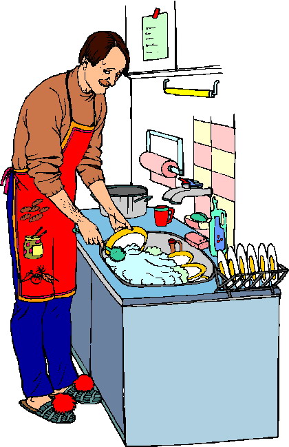 420x649 Washing Dishes Pictures Clip Art