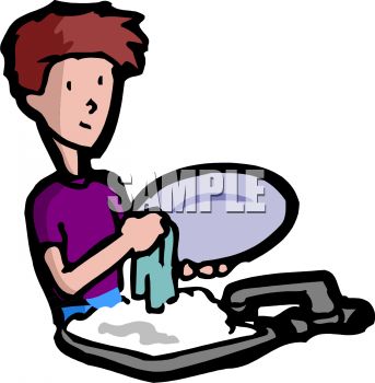 343x350 Adolescent Boy Doing Dishes