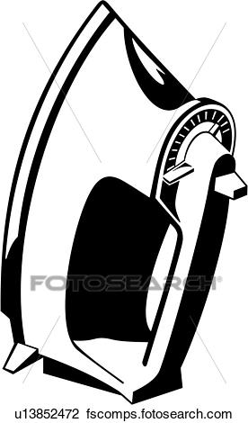 276x470 Clipart Of , Appliance, Clothes, Iron, U13852472