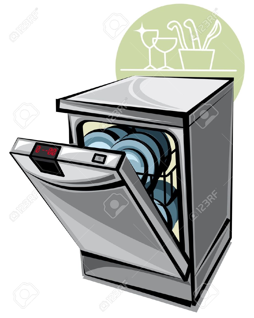 1039x1300 Dishwasher Clipart