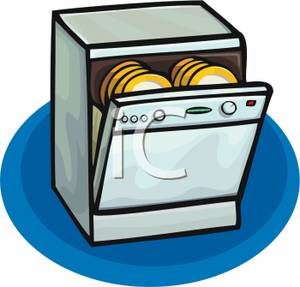 300x287 Load Dishwasher Clipart