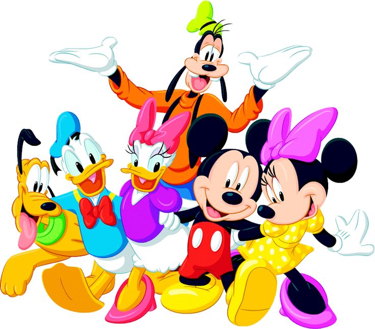 736x645 Mickey And Friends Birthday Clipart