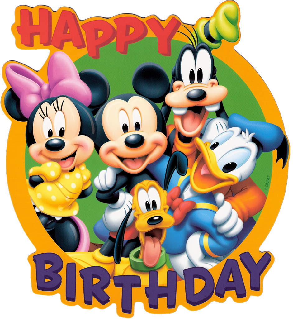 941x1024 Best Disney Birthday Clipart