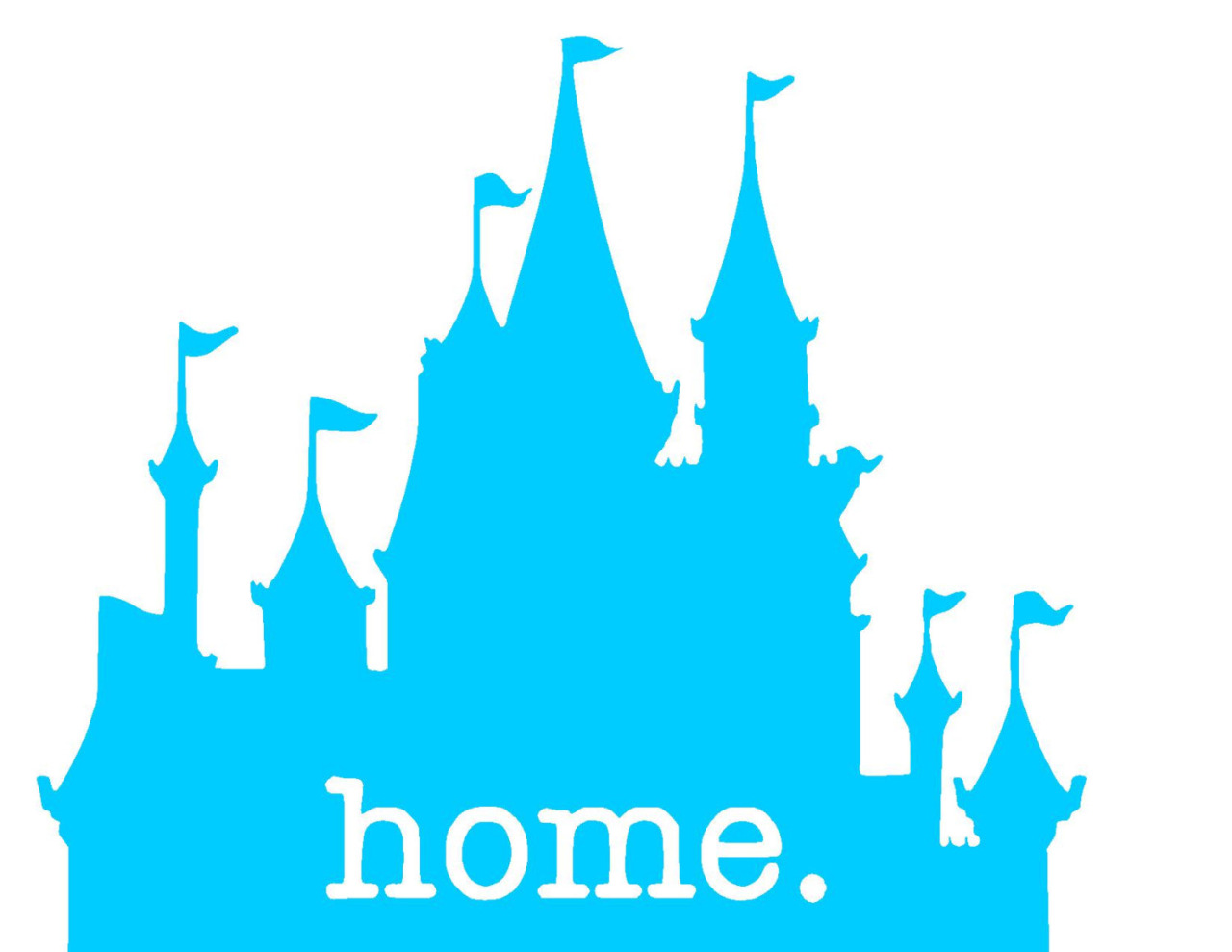 1280x989 Disneyland Clipart Blue Castle