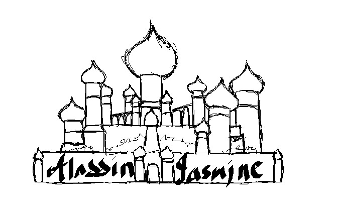 675x410 Disney Aladdin Castle Sketch By Sunssapphire