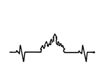 340x270 Heartbeat Mickey And Disney Castle Vinyl Decal