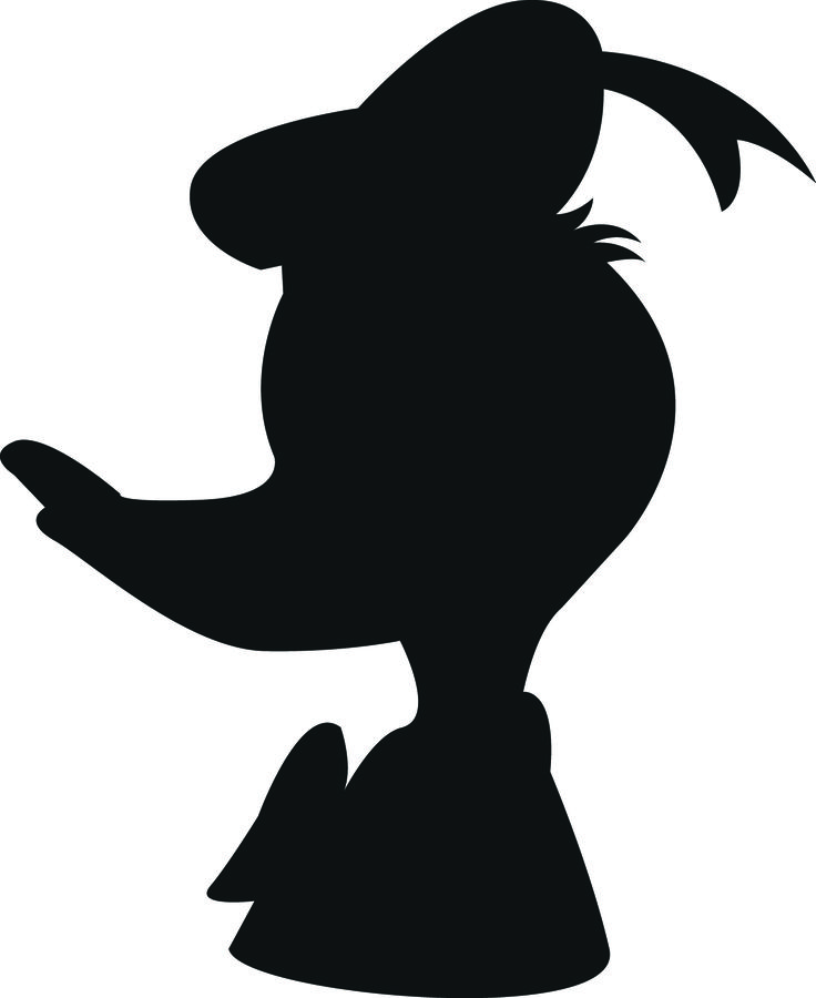 736x900 Disney Character Silhouette Clip Art
