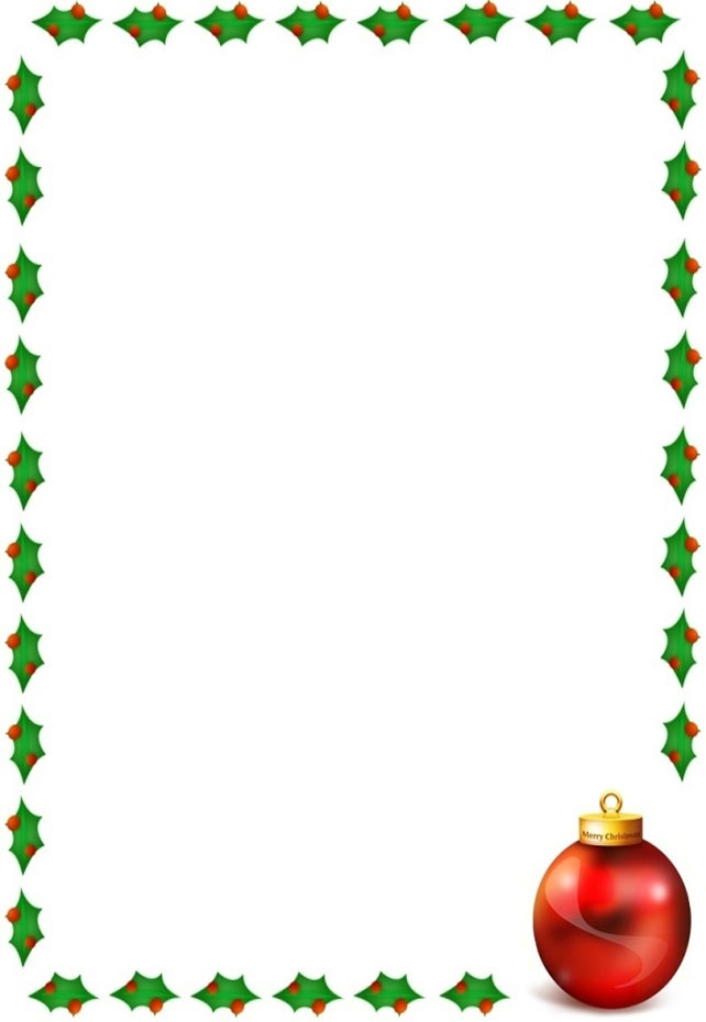 642x930 Christmas Borders Clip Art