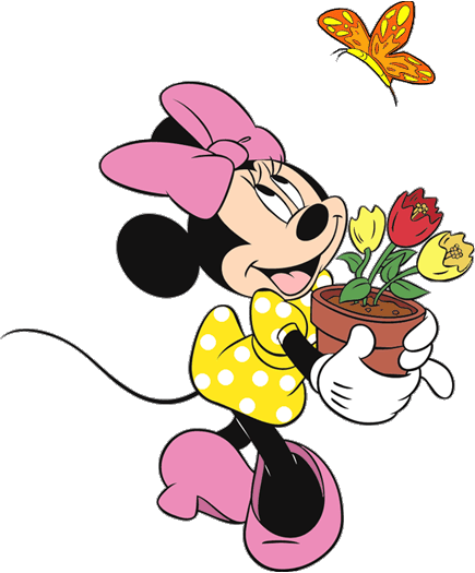 435x525 Minnie Mouse Clip Art Disney Clip Art Galore