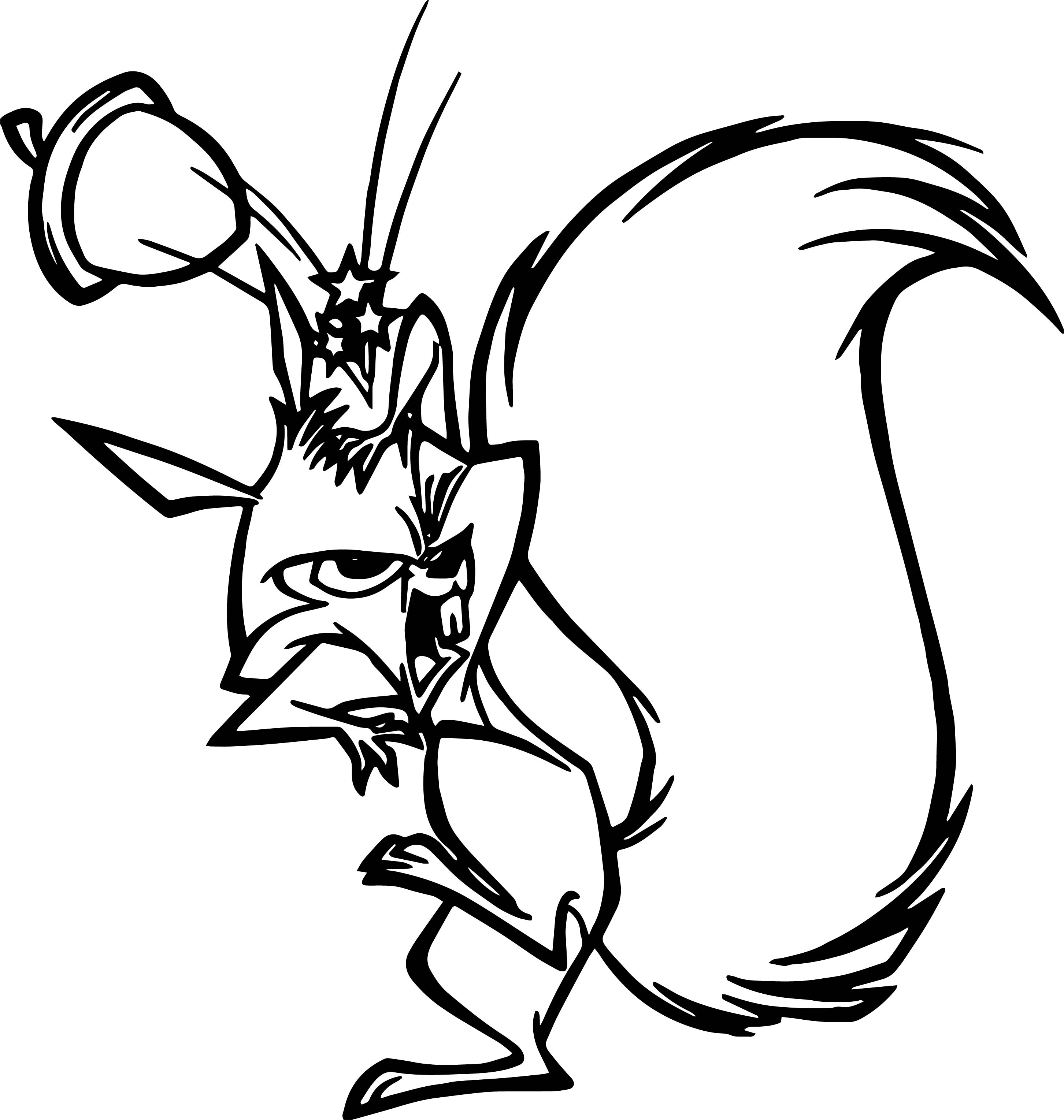 2905x3059 The Emperor New Groove Squirrel Disney Coloring Pages Wecoloringpage