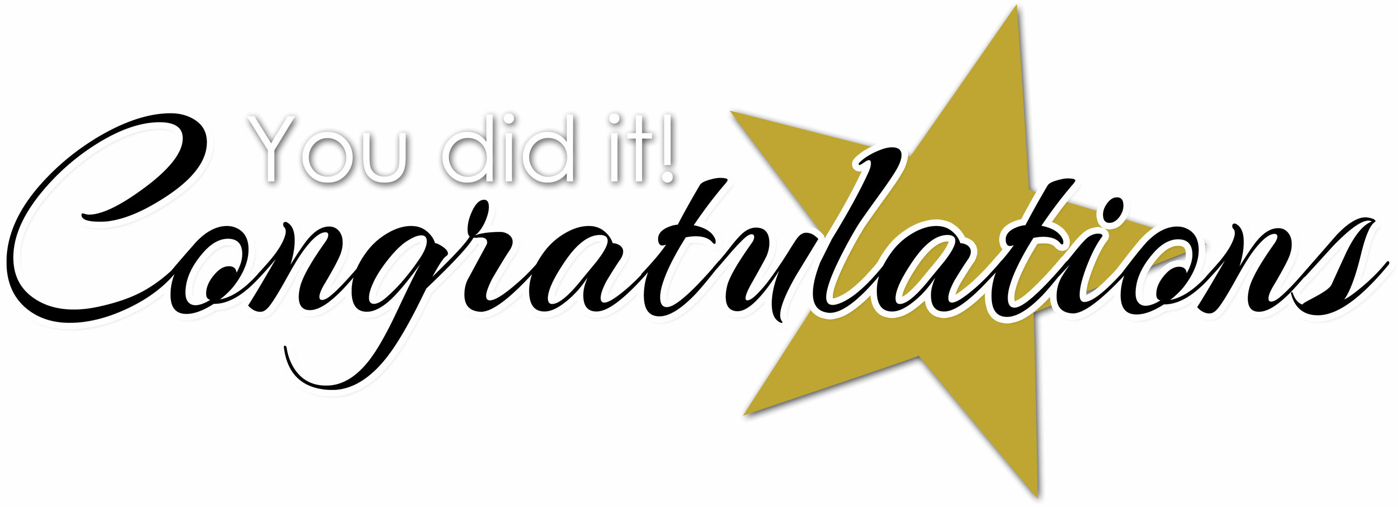 2768x1005 Congratulations Clipart