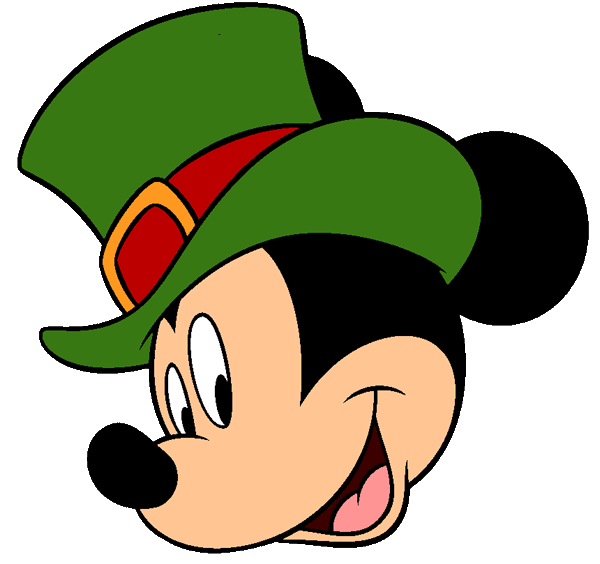 600x564 Mickey Mouse Clipart St Patricks Day