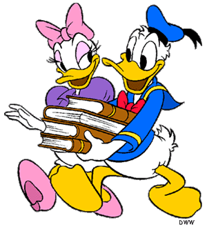 300x329 Donald Amp Daisy Duck Clip Art Disney Clip Art Galore