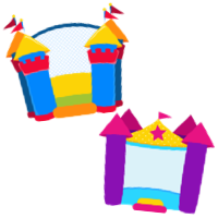 200x200 Bouncy Castle Clipart
