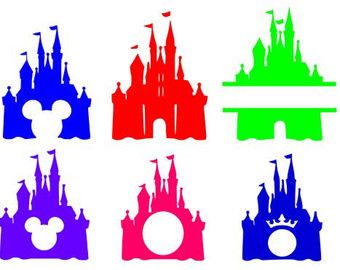 340x270 Princess Castle Silhouette Clipart Collection