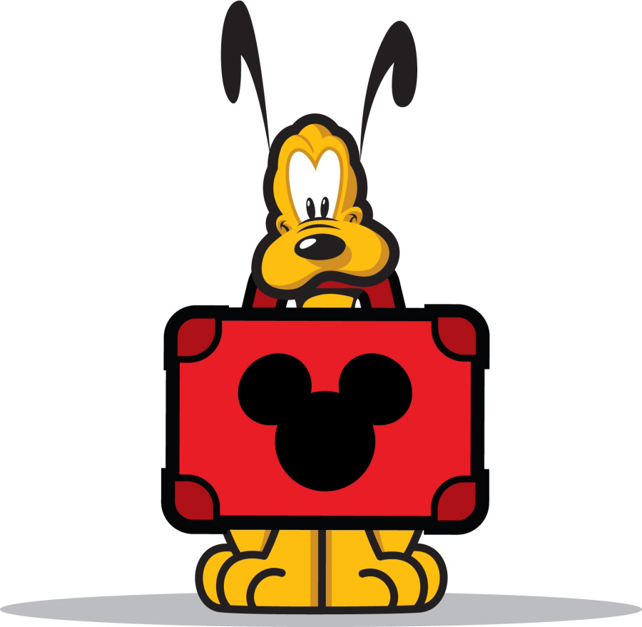 900x879 Suitcase Clipart Disney