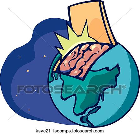 450x430 Clipart Of Global Intellect Ksye21