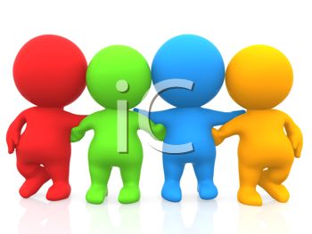 350x263 3d Human Figures Of Different Colors Depicting Diversity