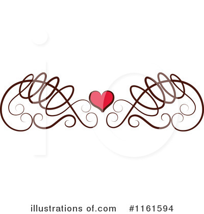 400x420 Swirl Divider Clipart