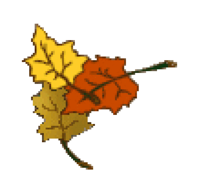 640x599 Clipart Divider Leaves Lines Thanksgiving